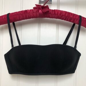 Black convertible bandeau bra by gapbody